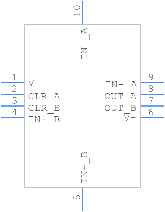 TLV9032L1RUGR - Texas Instruments - PCB symbol