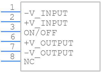 EC2SAW8-48S12N - Cincon - PCB symbol