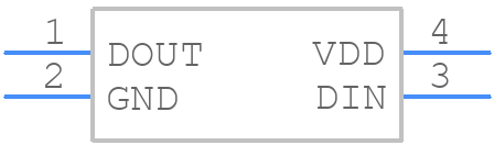 SK6805D-EC2018 - LCSC - PCB symbol