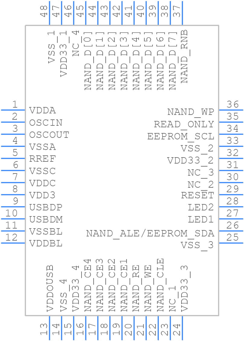 ST72681/R12 - STMicroelectronics - PCB symbol