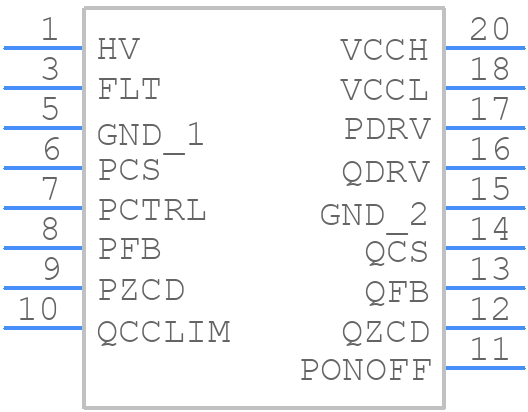 NCP1945FADR2G - onsemi - PCB symbol