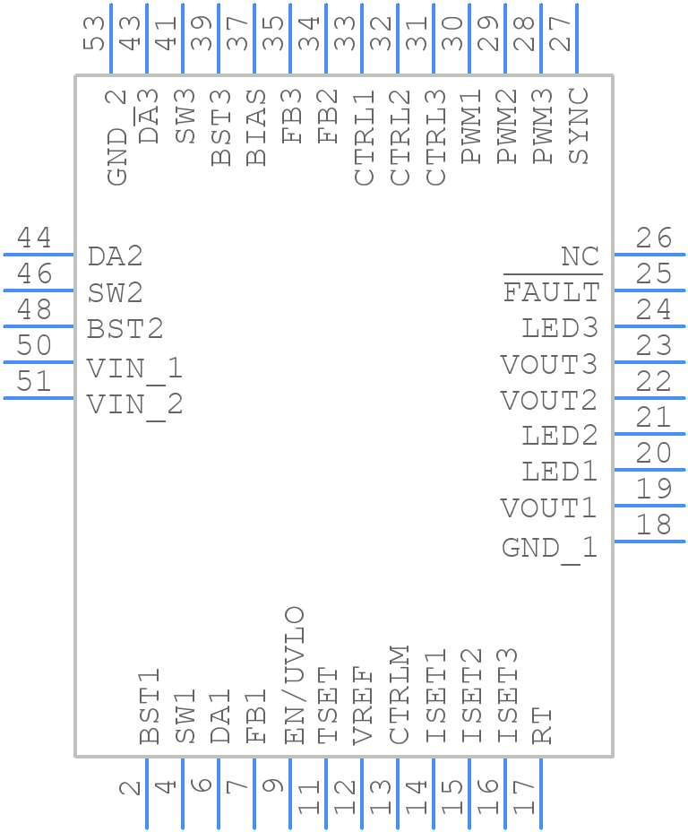 LT3597EUHG#PBF - Analog Devices - PCB symbol