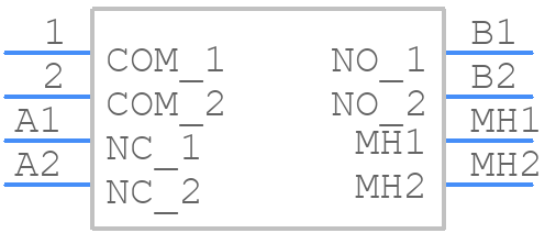 200UDP1T1A1M6RE - E-Switch - PCB symbol
