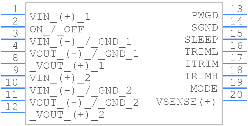 I9C2W050A240V-0C3-R - TDK Lambda - PCB symbol