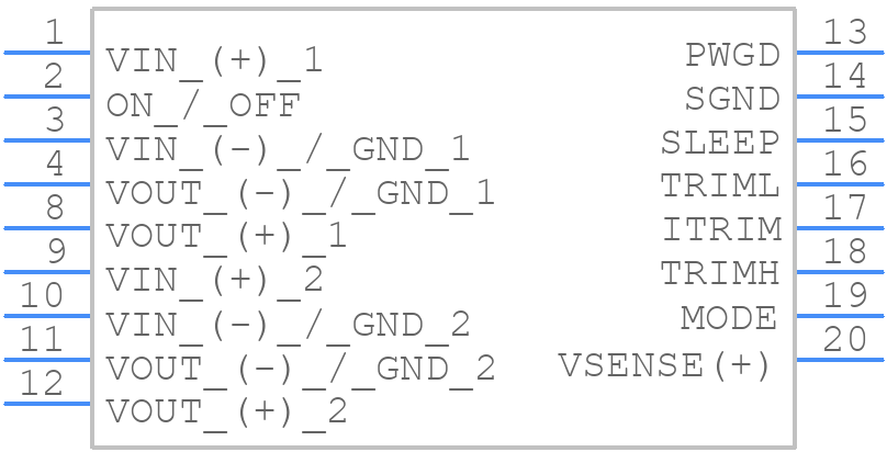 I9C2W050A240V-NC3-R - TDK Lambda - PCB symbol