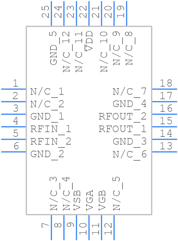 MMA042PP4/TR - Microchip - PCB symbol