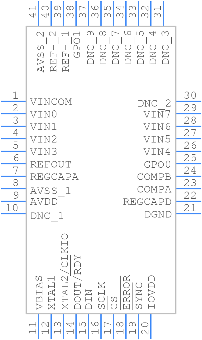 AD4113BCPZ - Analog Devices - PCB symbol