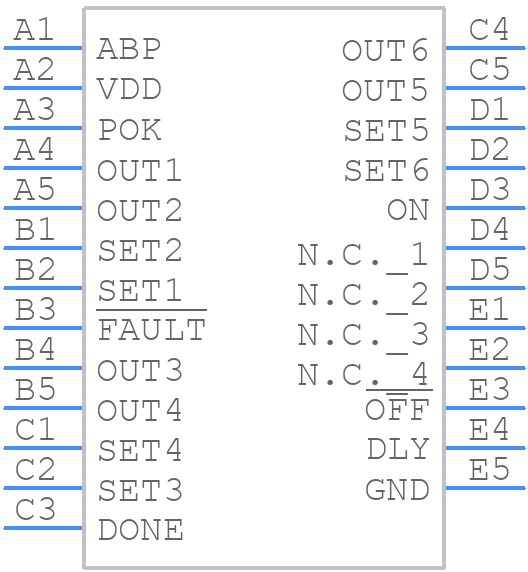 ADM6840EAWABFH+T - Analog Devices - PCB symbol