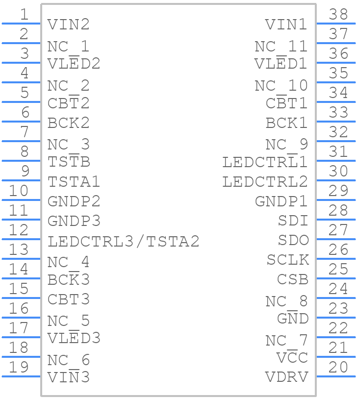 NCV78935PA1R2G - onsemi - PCB symbol