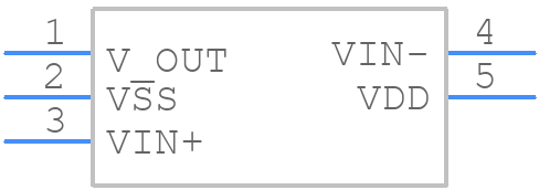 MCP6486-E/OT - Microchip - PCB symbol