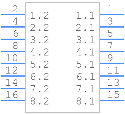 745-308 - Wago - PCB symbol