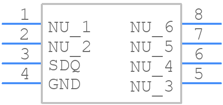 TMF0008PSR - Texas Instruments - PCB symbol