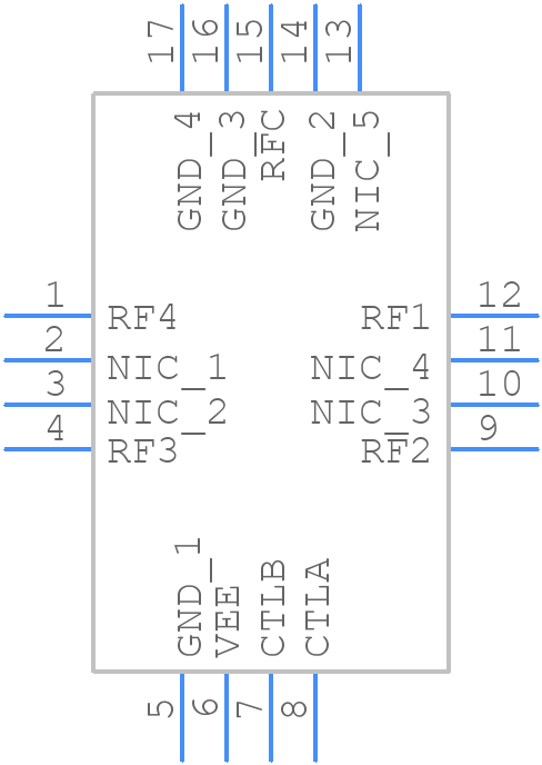 HMC344ALP3ETR - Analog Devices - PCB symbol