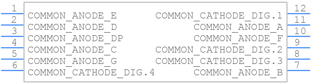 KW4-802CVB - Luckylight - PCB symbol