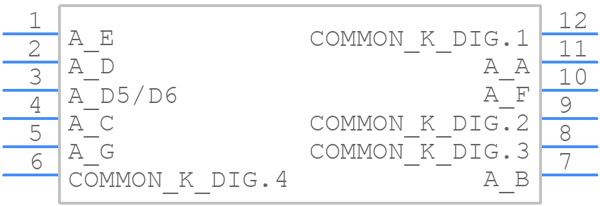 KW4-804CVB - Luckylight - PCB symbol