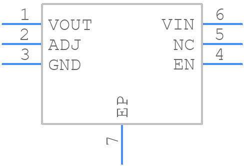 ADP165ACPZN-1.8-R7 - Analog Devices - PCB symbol