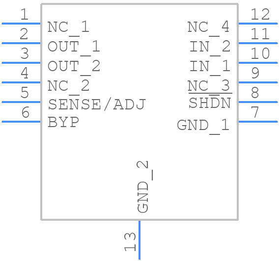 LT1763MPDE-2.5#PBF - Analog Devices - PCB symbol