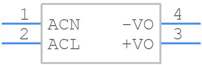 ECL25US24-E - XP POWER - PCB symbol