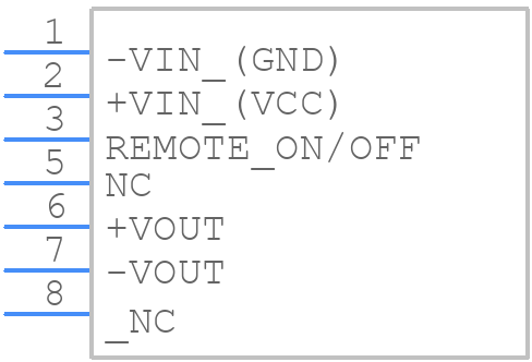 TEC3-2411 - Traco Power - PCB symbol