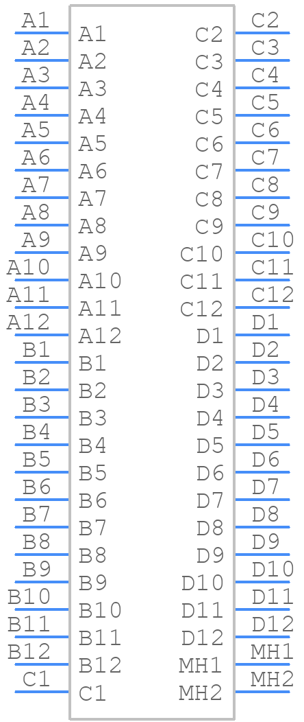 DT13-12PA-R015 - TE Connectivity - PCB symbol