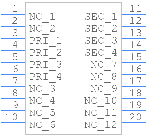 70064K - talema - PCB symbol