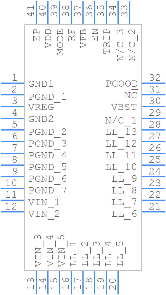 TPS53314RGFT - Texas Instruments - PCB symbol