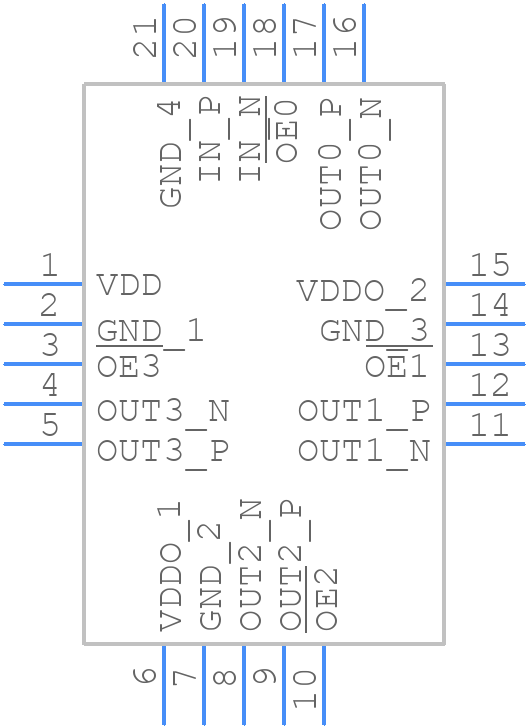 ZL40264LDG1 - Microchip - PCB symbol