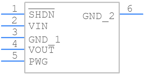 MCP1781-5002H/9EA - Microchip - PCB symbol