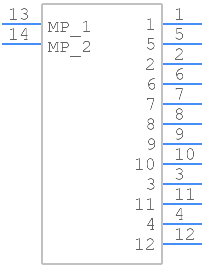 2154235122 - Molex - PCB symbol