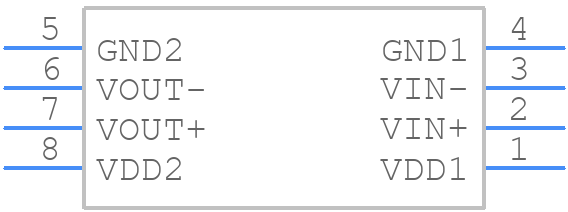 FOD7840BSD - onsemi - PCB symbol
