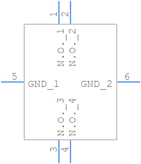 TL1018AABF340QG - E-Switch - PCB symbol
