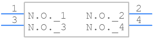 TL3304AF500QJ - E-Switch - PCB symbol