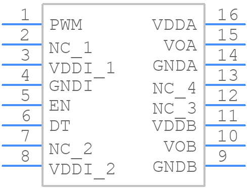 SI8274AB4D-IS1R - Skyworks - PCB symbol