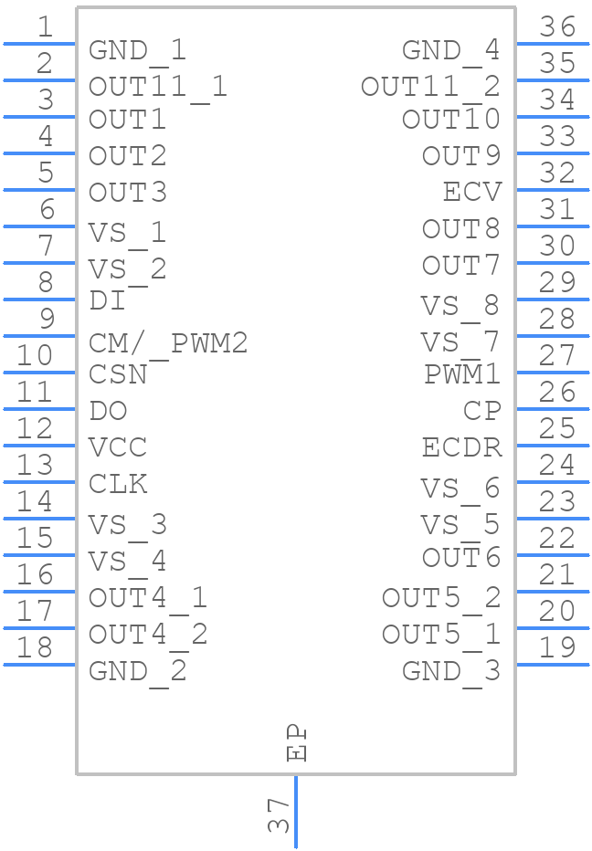 L99DZ70XP - STMicroelectronics - PCB symbol