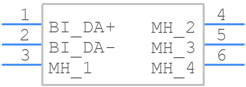 MSPEJ2L0B00 - Amphenol - PCB symbol
