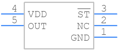 SIT2001BIRS1-33S-12.000000 - SiTime - PCB symbol