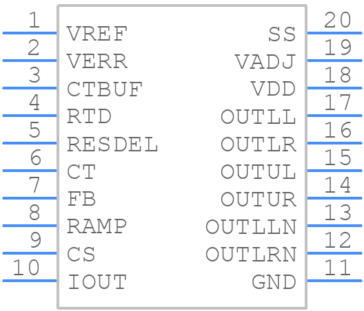 ISL78223AAZ - Renesas Electronics - PCB symbol
