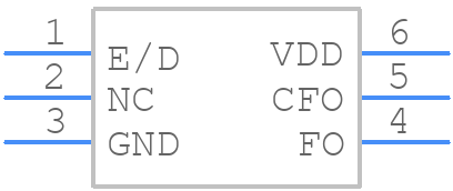VCC6-QCD-250M000 - Microchip - PCB symbol
