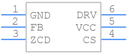 NEX80601DAZ - Nexperia - PCB symbol