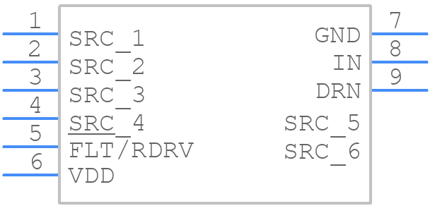 LMG3650R025KLAR - Texas Instruments - PCB symbol