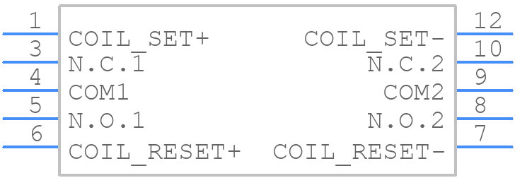 HFD3/12-L2 - Hongfa - PCB symbol