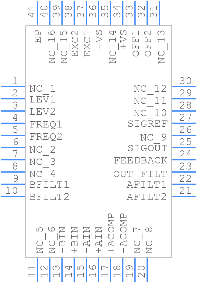 AD698ACPZ - Analog Devices - PCB symbol