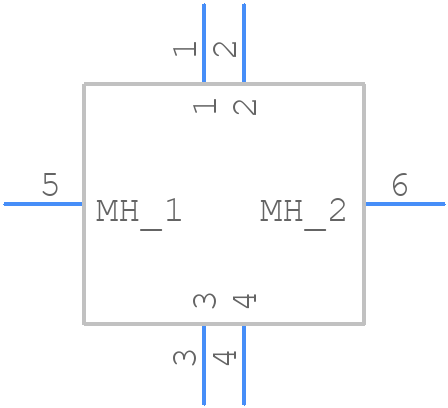 222Y04M16 - Nicomatic - PCB symbol
