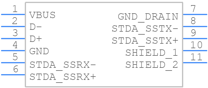 209B-DG11 - ATTEND - PCB symbol
