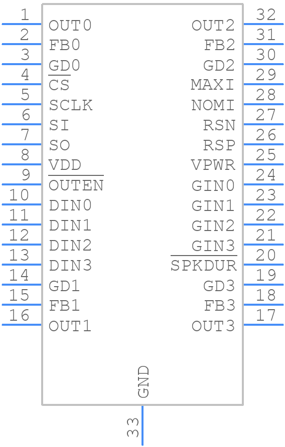 MC33810 - NXP - PCB symbol