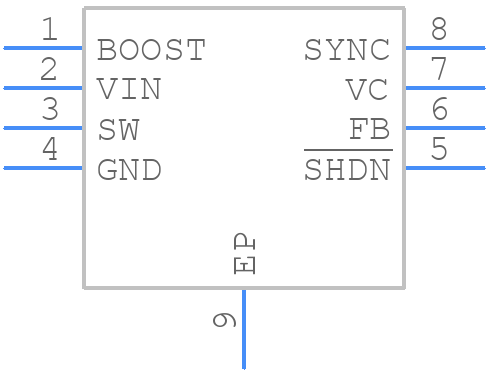LT1767EMS8E-3.3#TRPBF - Analog Devices - PCB symbol