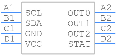 LP5815YCHR - Texas Instruments - PCB symbol