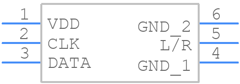 SDV01-003 - Goertek - PCB symbol