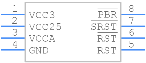 LTC1326IS8-2.5 - Analog Devices - PCB symbol