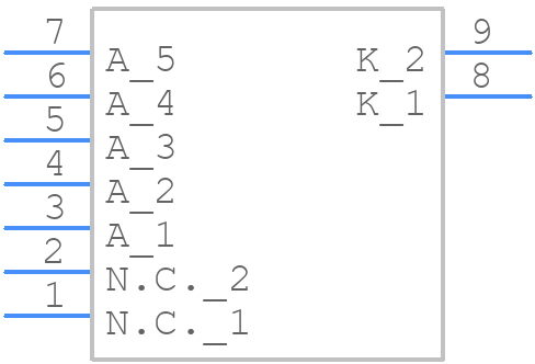 PSC2065T2A0-QJ - Nexperia - PCB symbol